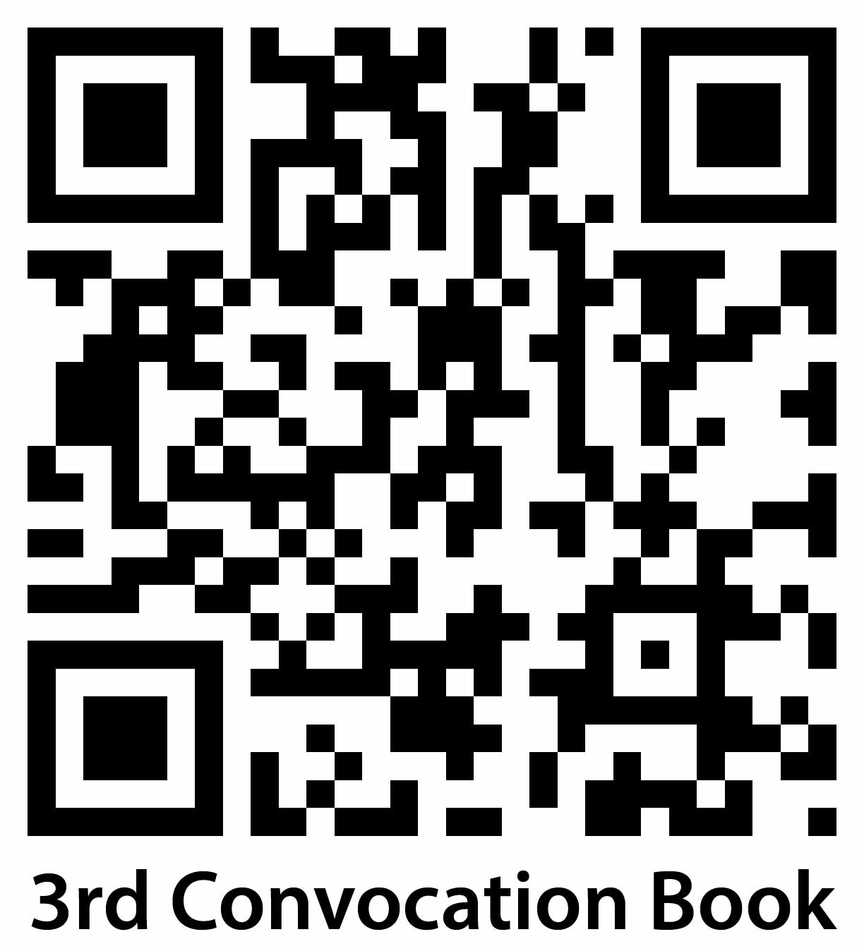 3rd Convocation Book - Convocation