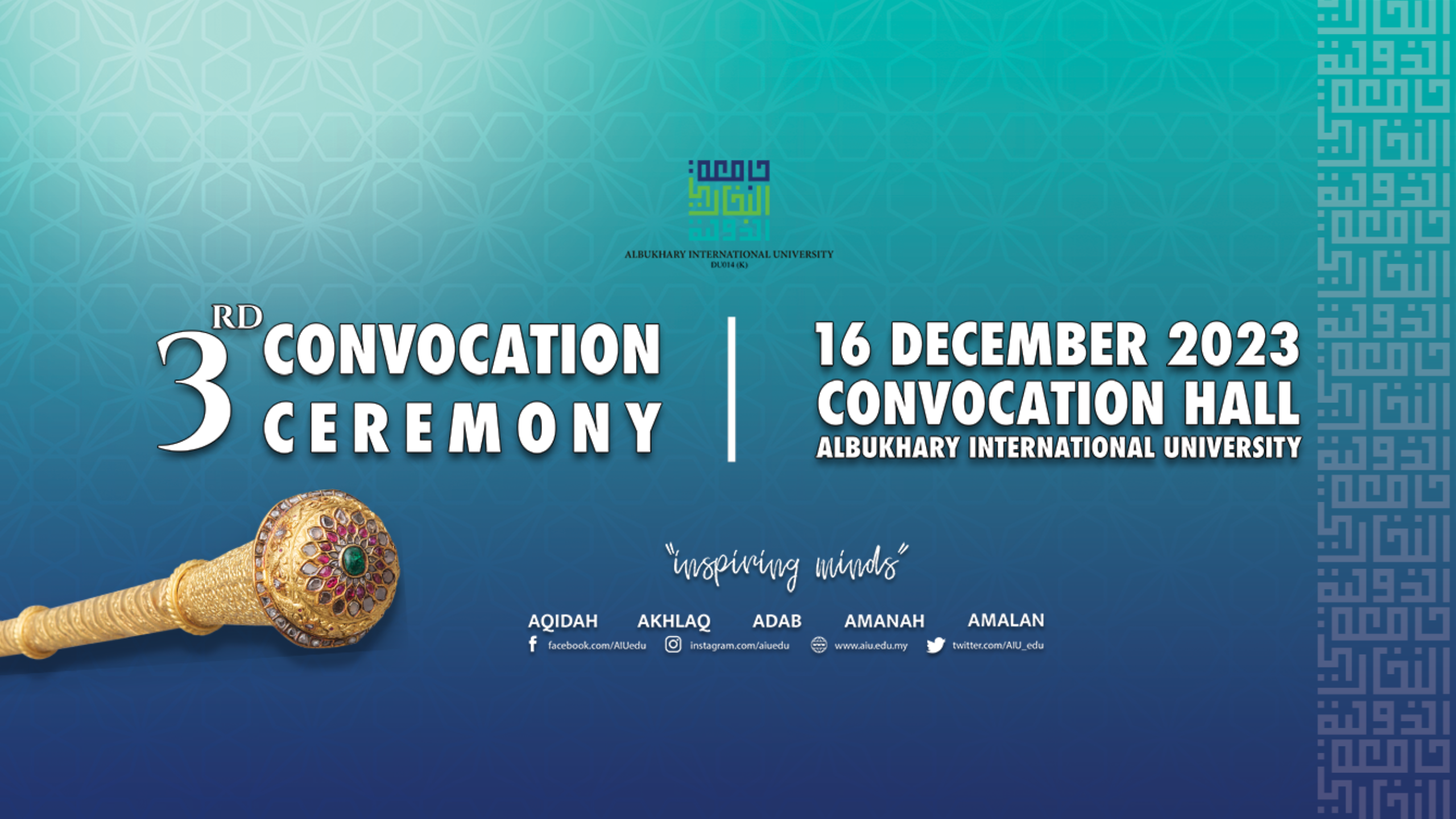 3rd Convocation Livestream - Convocation